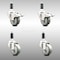 Service Caster 3 Inch 316SS Gray Poly Swivel 1-1/8 Inch Expanding Stem Caster Lock Brake, 2PK SCC-SS316TTLEX20S314-PPUB-2-S-2-118 - alternate 4